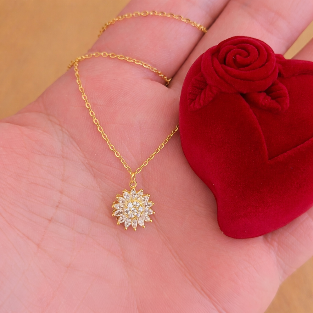 Collar Girasol Giratorio - Antiestrés