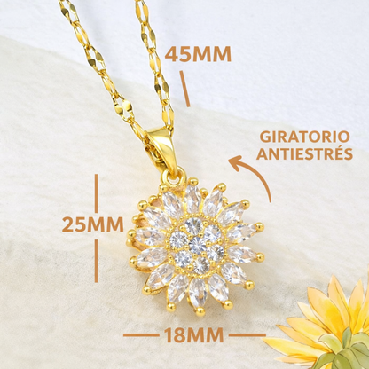 Collar Girasol Giratorio - Antiestrés